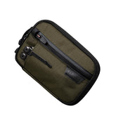 ALPAKA Admin Pouch Pro olive green front view with weatherproof fabric for daily carry.