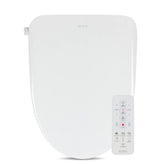 ALPHA BIDET UX Pearl elongated seat front view for improved hygiene and comfort
