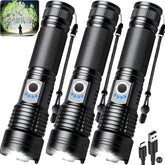 ALSTU flashlight 99k lumen pack delivers ultra-bright light for camping and emergencies