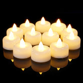 Amagic 100-pack flameless LED tea lights packaging for easy gifting and planning