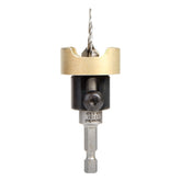 Amana Tool 82-degree countersink collar with depth stop for precise, scratch-free depth control.