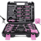 Amartisan 43-piece screwdriver set in case for easy transport and organization.
