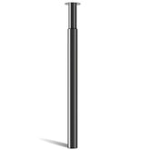 Amazing Tour adjustable table leg in black, height adjustable from 28 to 43 inches