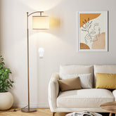 Ambimall 60-inch floor lamp with 3 color temperatures, ideal for versatile living room lighting.