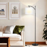 Ambimall 60-inch floor lamp with color temperature control for cozy reading.