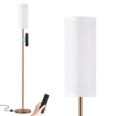 Ambimall 64'' floor lamp with remote control for easy lighting adjustments in living rooms.