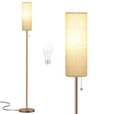 Ambimall floor lamp displaying three color temperatures for versatile lighting.