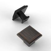 Amerdeco 32mm oil-rubbed bronze knob close-up showing premium finish