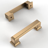 Amerdeco champagne bronze cabinet pull 3inch close-up showing sleek finish.