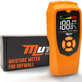 AMERICAN MUTT TOOLS pinless moisture meter front view detects moisture non-invasively for drywall and wood.