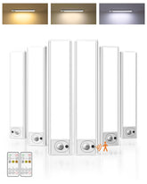 AMETHEUS six-pack under-cabinet lights with motion sensing for hands-free lighting