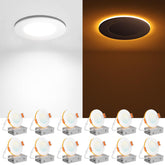Amico 12-pack 3-inch LED downlight with flexible color temps for versatile ambience