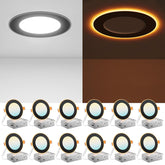 Amico 4-inch LED recessed downlight in a 12-pack for flexible ceiling lighting