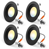 Amico 4-inch dimmable recessed lighting for adjustable ambience