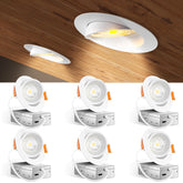 Amico 4-inch gimbal downlight with 360-degree rotation for versatile directional lighting.