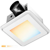 Amico bathroom exhaust fan with light 80 CFM in action