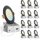 Amico 4-inch J-Box recessed downlight for quick ceiling install.