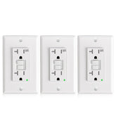 Amico GFCI outlet with 20A thinner design for easier wiring and box fit