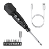 AMIR electric screwdriver with cordless LED light for precise screwdriving in tight spaces