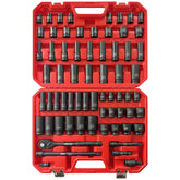 AMM 1/2-inch drive socket set case organized for quick access