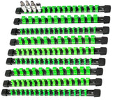 AMM 9-piece socket organizer rail keeps sockets neatly grouped for quick access.