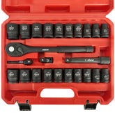 AMM half-inch drive master socket set in case for quick on-site use