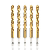 Amoolo 38 impact drill bit set in a plastic case, easy to organize and carry.