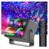 Amosamz Disco Ball Party Light with vibrant disco ball visuals for a lively dance floor.