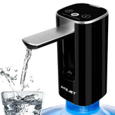Amz Jet water dispenser on a 5-gallon bottle for quick hydration at home.