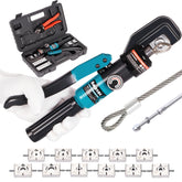 AMZCNC wire rope crimping tool kit for precise swaging of aluminum ferrules