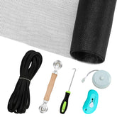 Amzjjle Windows Screen Replacement Kit packaging shows complete DIY repair solution for homeowners.
