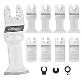 AMZWEI 8pc diamond blade set for versatile grout and tile work, highlighting overall kit benefits.