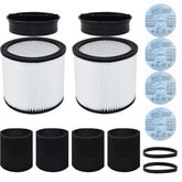 ANBOO cartridge filter kit for Shop Vac models improves suction and filtration.