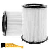 ANBOO VF4000 filter pack, angled view, two filters for versatile vacuuming