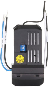 Anderic UC7067FMRX receiver installed inside ceiling canopy for clean, integrated control.