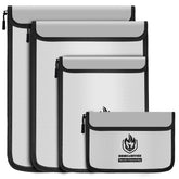 Andyer 4 Pack fireproof bag in legal size protecting important documents