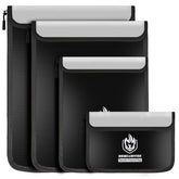 Andyer fireproof bag for legal size documents ready for emergency evacuation