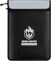Andyer two-pocket fireproof bag for organized documents and valuables.
