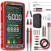 ANENG multimeter with color LCD and smart mode for easy readings in any light.