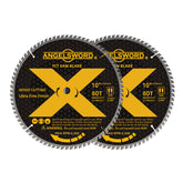 ANGELSWORD 10 inch table saw blade for ultra-fine cuts on hardwoods.