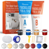 Ankita Fiberglass Tub Repair Kit color-match for porcelain ensures discreet repairs