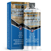 Ankita Quartz Repair Kit transparent application shows seamless color match on countertop