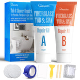 Ankita Tub Repair Kit White patch application on enamel surfaces to seal chips