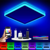 Annaror smart LED ceiling light with WiFi provides bright, even illumination for any room