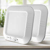 ANOTEK motion sensor ceiling light 180lm 6000K detects motion for energy-efficient illumination.