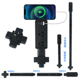 Anpool extendable outlet extender stick reaches behind furniture for easy access