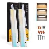 Ansen 2-pack under-cabinet light installed under a kitchen cabinet for task lighting.