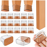 Ansible rectangle large chair leg protectors on wood floor reduce scratches