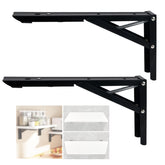 ANTEISI wall table hinge demonstrating 90-degree fold for compact storage.