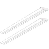 ANTLUX 110W 8ft wraparound ceiling mount provides bright, even illumination for garages.